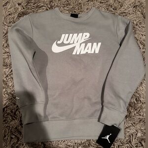 Nike Jumpman Grey sweater sz 10-12